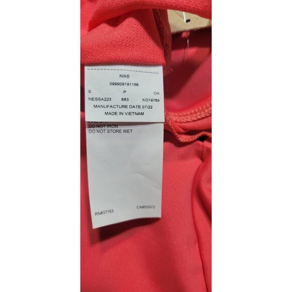 NIKE ESCENCIAL ONE PIECE SWIMSUIT WOMEN SEA CORAL PINK SMALL U-BACK - Picture 6 of 11